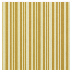 Tan and Dark Goldenrod Lines/Stripes Pattern Fabric
