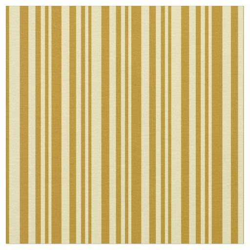 Tan and Dark Goldenrod Lines/Stripes Pattern Fabric