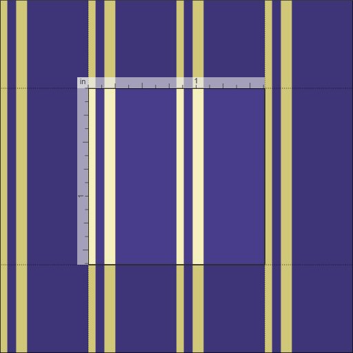 Tan and Dark Slate Blue Stripes/Lines Pattern Fabric