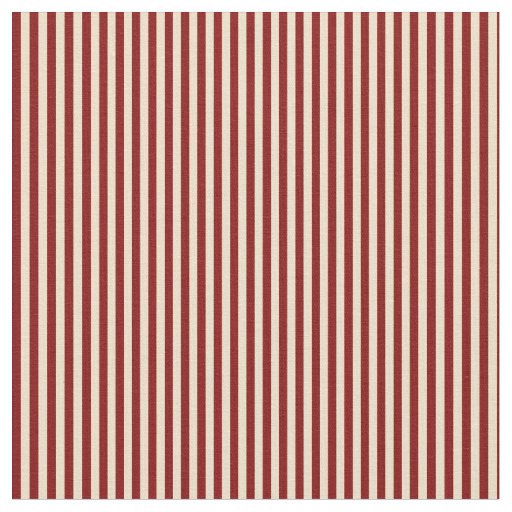 Tan and Maroon Stripes Pattern Fabric