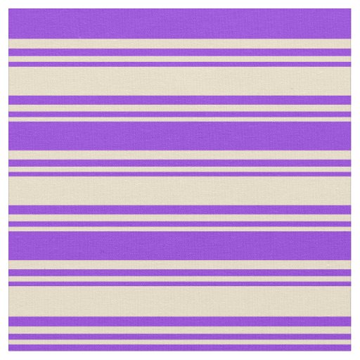 Tan and Purple Striped/Lined Pattern Fabric
