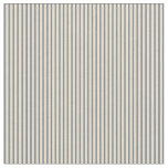 [ Thumbnail: Tan and Slate Gray Lines Fabric ]