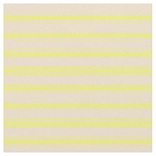 Tan and Yellow Lines/Stripes Pattern Fabric