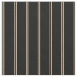 [ Thumbnail: Tan & Black Colored Pattern Fabric ]