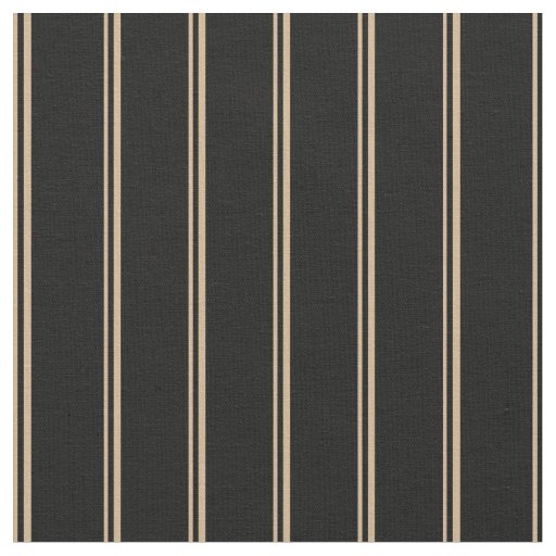 Tan & Black Colored Pattern Fabric