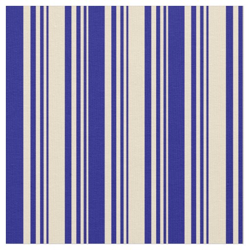 Tan & Blue Colored Pattern Fabric