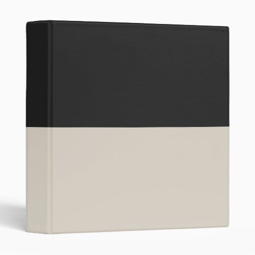 Tan Brown and Gray Simple Extra Wide Stripes 3 Ring Binder