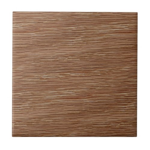 Tan Brown Natural Oak Wood Grain Look Tile