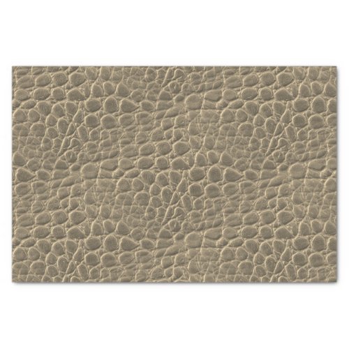 Tan Brown Snake Skin DragonDinosaur Animal Print Tissue Paper