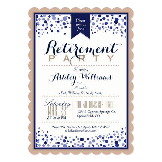 Navy Party Invitations 2