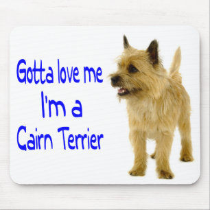 Tan Cairn Terrier Puppy Dog Love Mousepad