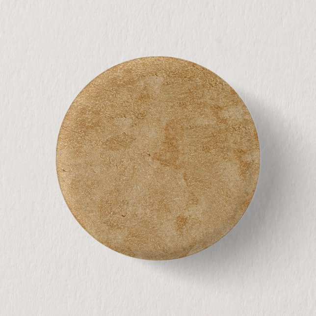 Tan Chamois Faux Leather Button (Front)