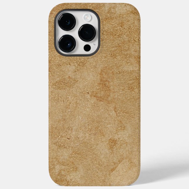 Tan Chamois Leather Print Case-Mate iPhone Case (Back)