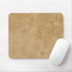 Tan Chamois Leather Print Mouse Pad