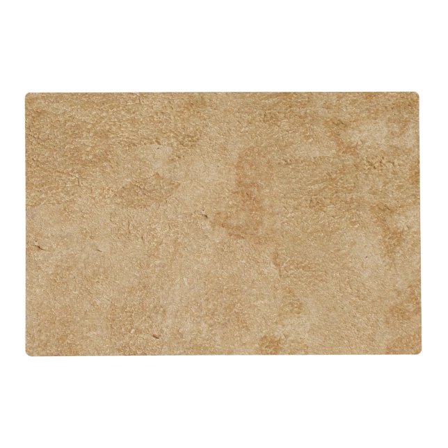 Tan Chamois Leather Print Placemat (Front)