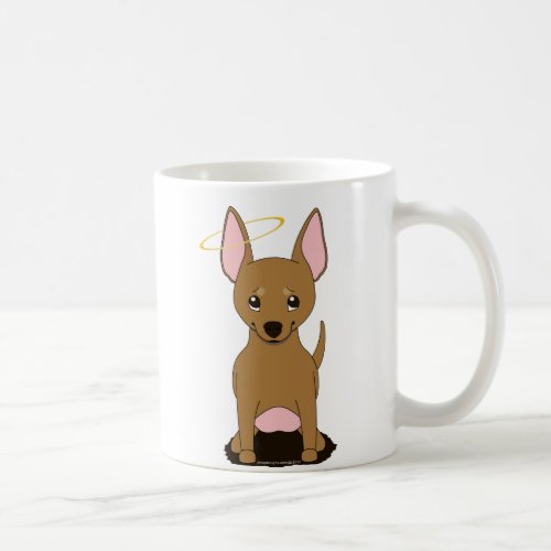 Tan Chihuahua Angel Halo Coffee Mug