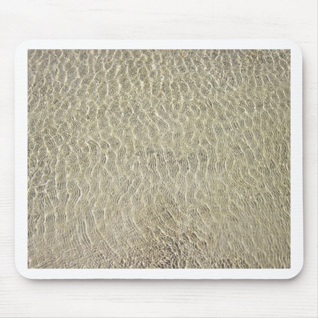 Tan Crocodile Leather Pattern Mouse Pad (Front)