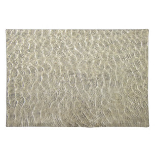 Tan Crocodile Leather Pattern Placemat