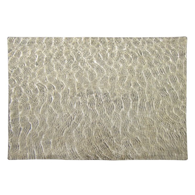 Tan Crocodile Leather Pattern Placemat (Front)