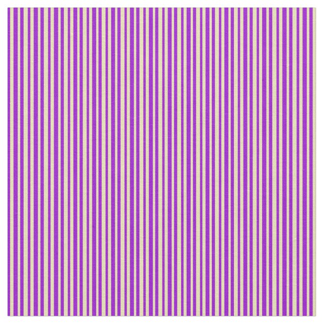 Tan & Dark Violet Lines/Stripes Pattern Fabric (Close Up)