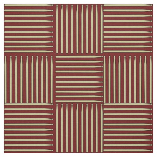 Tan Drum Stick Crosshatch  Fabric