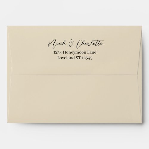Tan Earth Tones Wedding Special Occasion Envelope