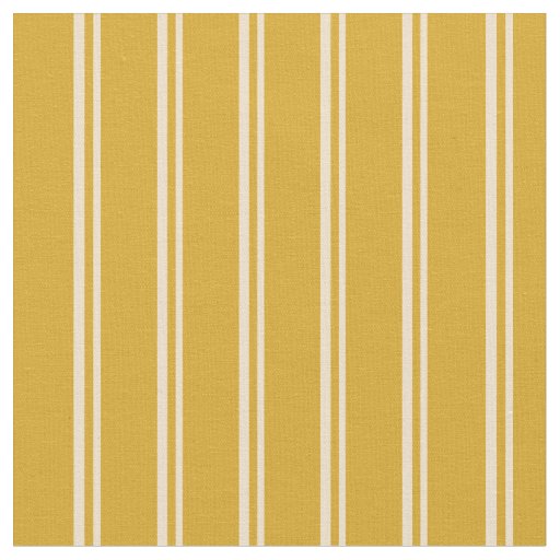 Tan & Goldenrod Stripes/Lines Pattern Fabric