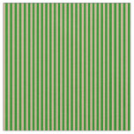 [ Thumbnail: Tan & Green Striped/Lined Pattern Fabric ]