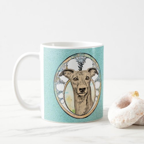 Tan Greyhound Coffee Mug