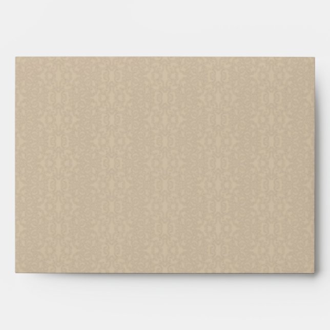 Tan Lace Envelope-A7 Greeting card Envelope (Front)