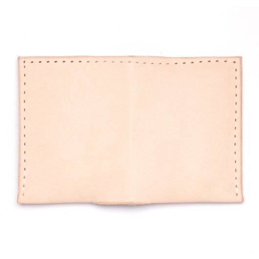 Tan Leather Slim Wallet (Flat)