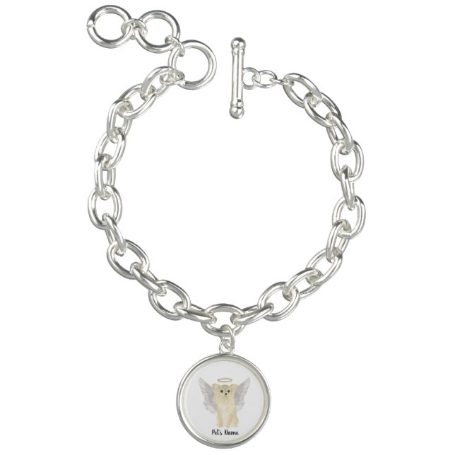 Tan Long Haired Chihuahua Sympathy Memorial  Bracelet (Product)
