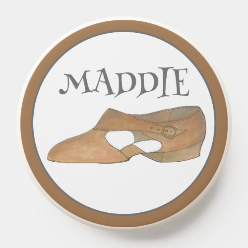 Tan Lyrical Modern Dance Teacher Dancer Recital  PopSocket