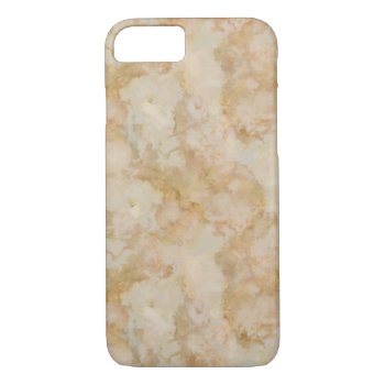 Tan Marble Iphone 8/7 Case by Trendi_Stuff at Zazzle