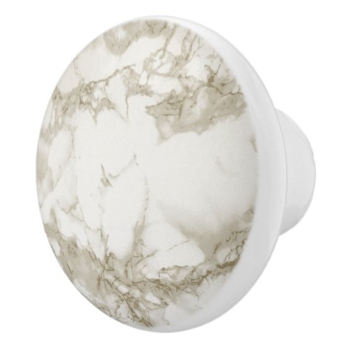 Tan Marble Ceramic Knob