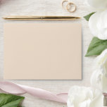 Tan Ocean Sand  Beach Self-Addressed Wedding Envelope<br><div class="desc">Gorgeous ocean sand color self-addressed wedding invitation envelope with coordinating color inside to match the beach sand wedding invitation. A lovely addition to your wedding invitation suite.</div>