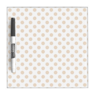 Tan polka dots Dry-Erase board