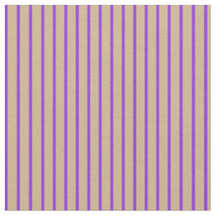 Tan & Purple Pattern Fabric