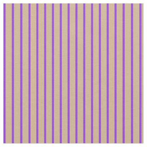 Tan & Purple Pattern Fabric