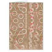 Tan Rust White Abstract (Front)