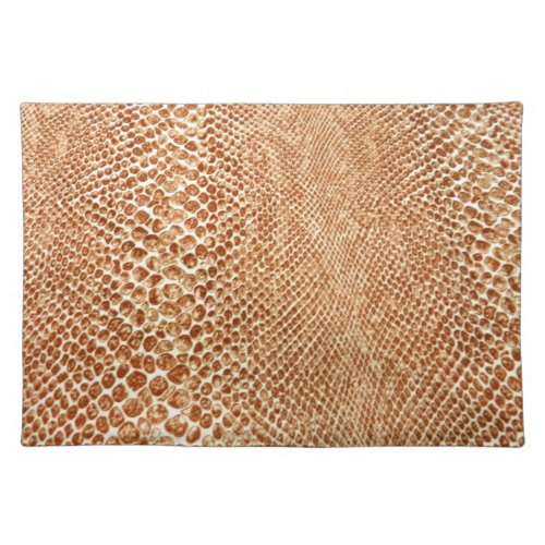 Tan Snakeskin Placemat