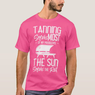 Tan Spray Salon Quotes Indoor Sun Bathing T-Shirt
