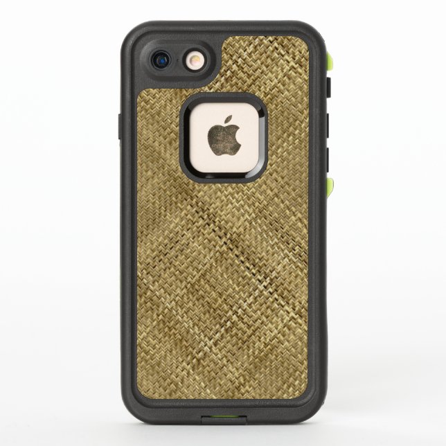 Tan Tight Weave Basketry LifeProof iPhone Case (Back)