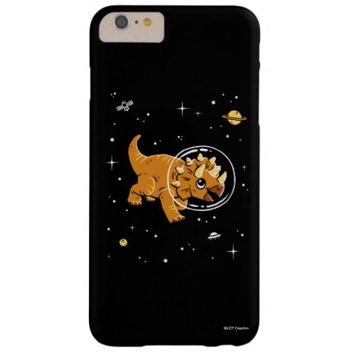 Tan Triceratops Dinos In Space Barely There iPhone 6 Plus Case