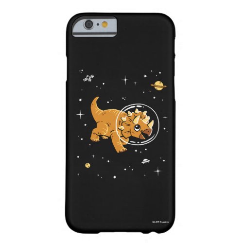 Tan Triceratops Dinos In Space Barely There iPhone 6 Case