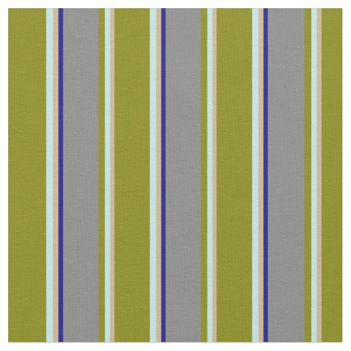 Tan, Turquoise, Green, Grey, and Blue Colored Fabric