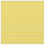 [ Thumbnail: Tan & Yellow Colored Lined/Striped Pattern Fabric ]