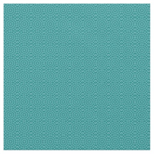Tanager Turquoise and Teal Blue Repeat Pattern Fabric