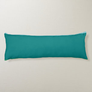 Tanager Turquoise, Teal Blue and Kelly Green Horiz Body Pillow