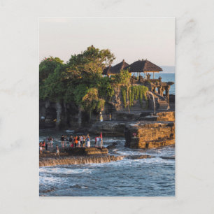 Tanah Lot Bali Indonesia Postcard